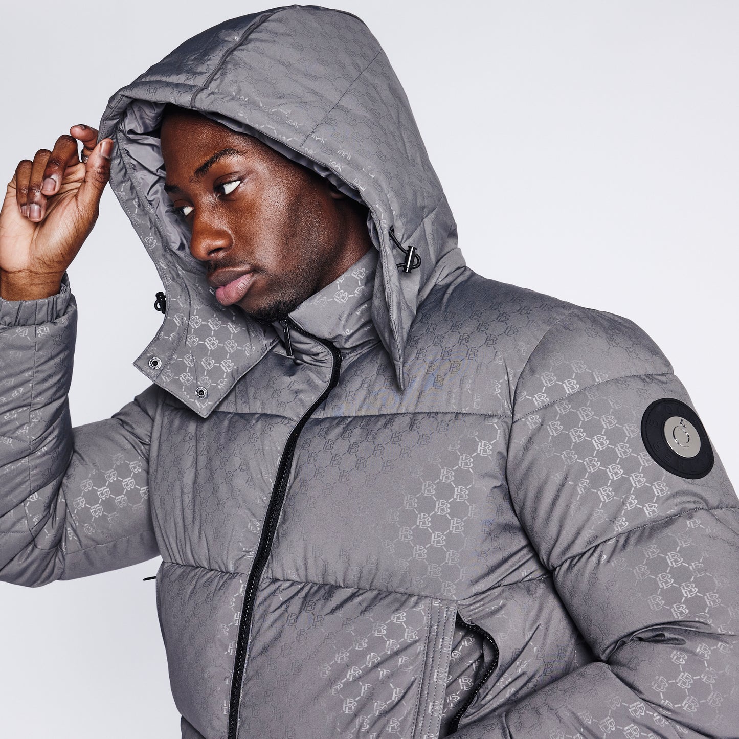 Monogram Jacket - AOP Grey