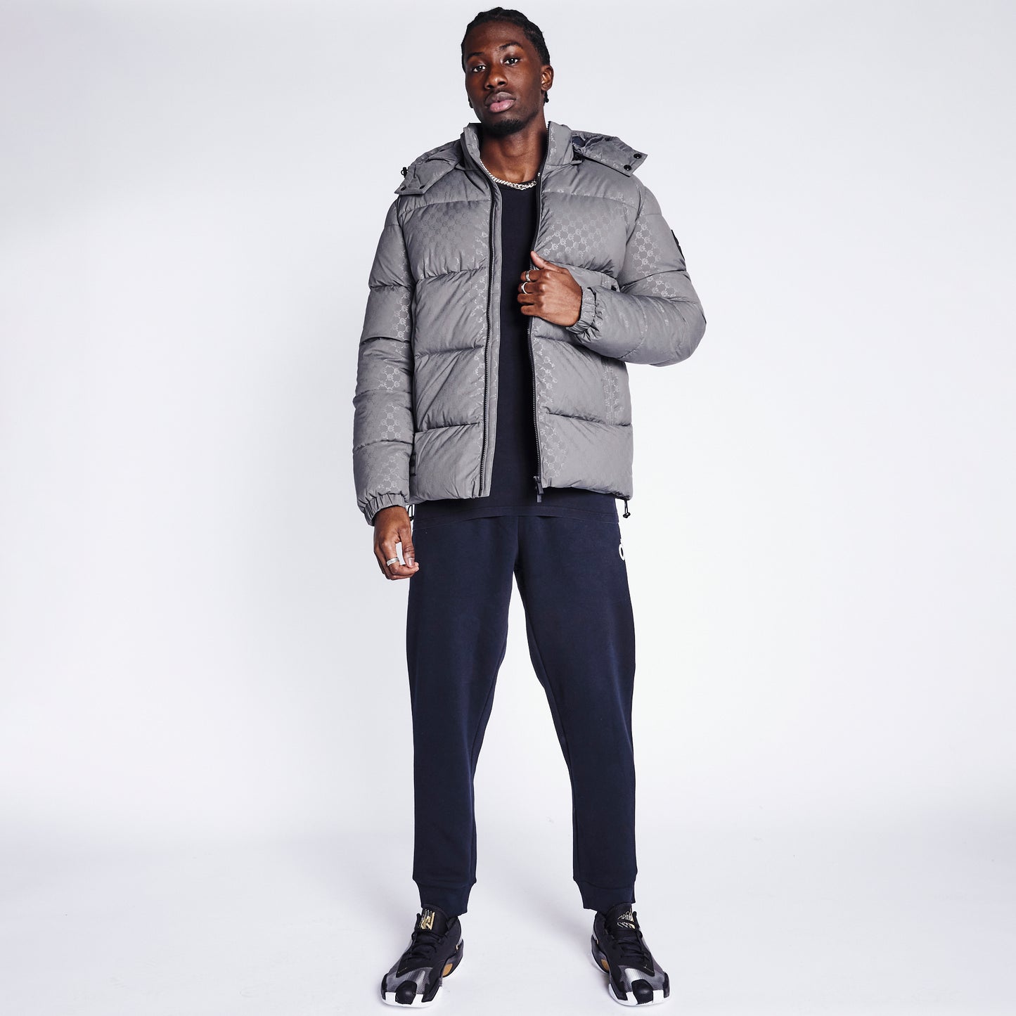 Monogram Jacket - AOP Grey