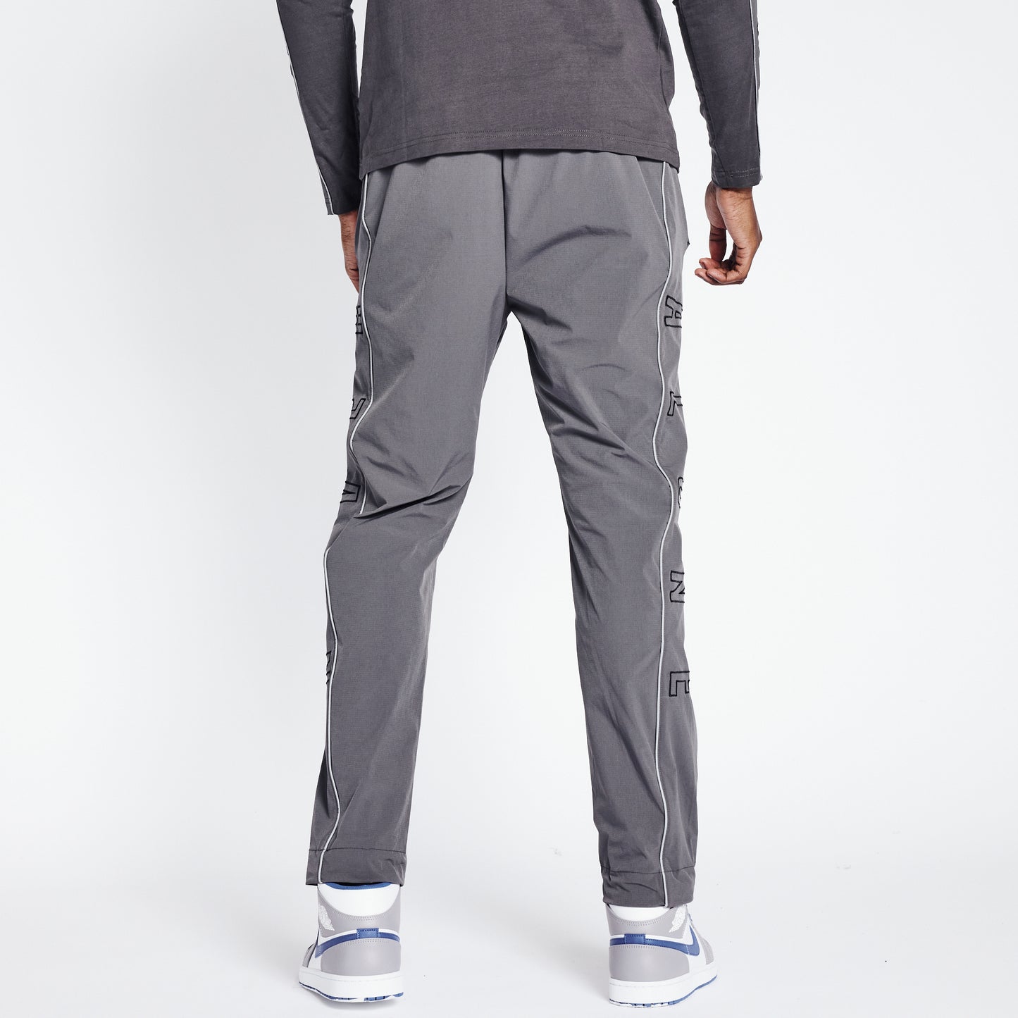 Racer Pants - Metallic Silver