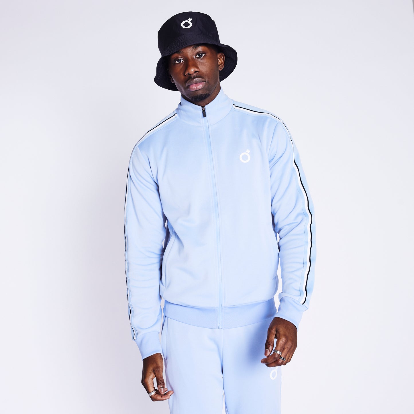 Track Top - Dusty Blue