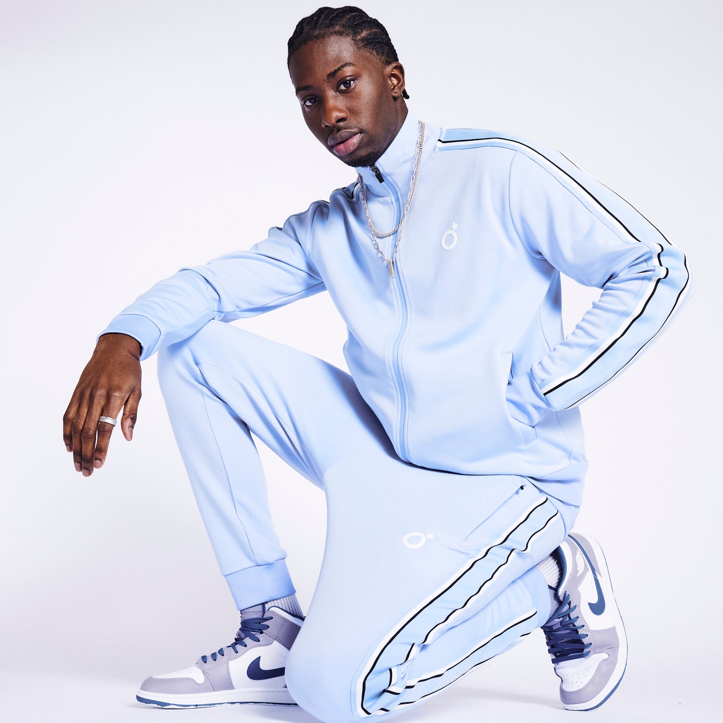 Track Pants - Dusty Blue