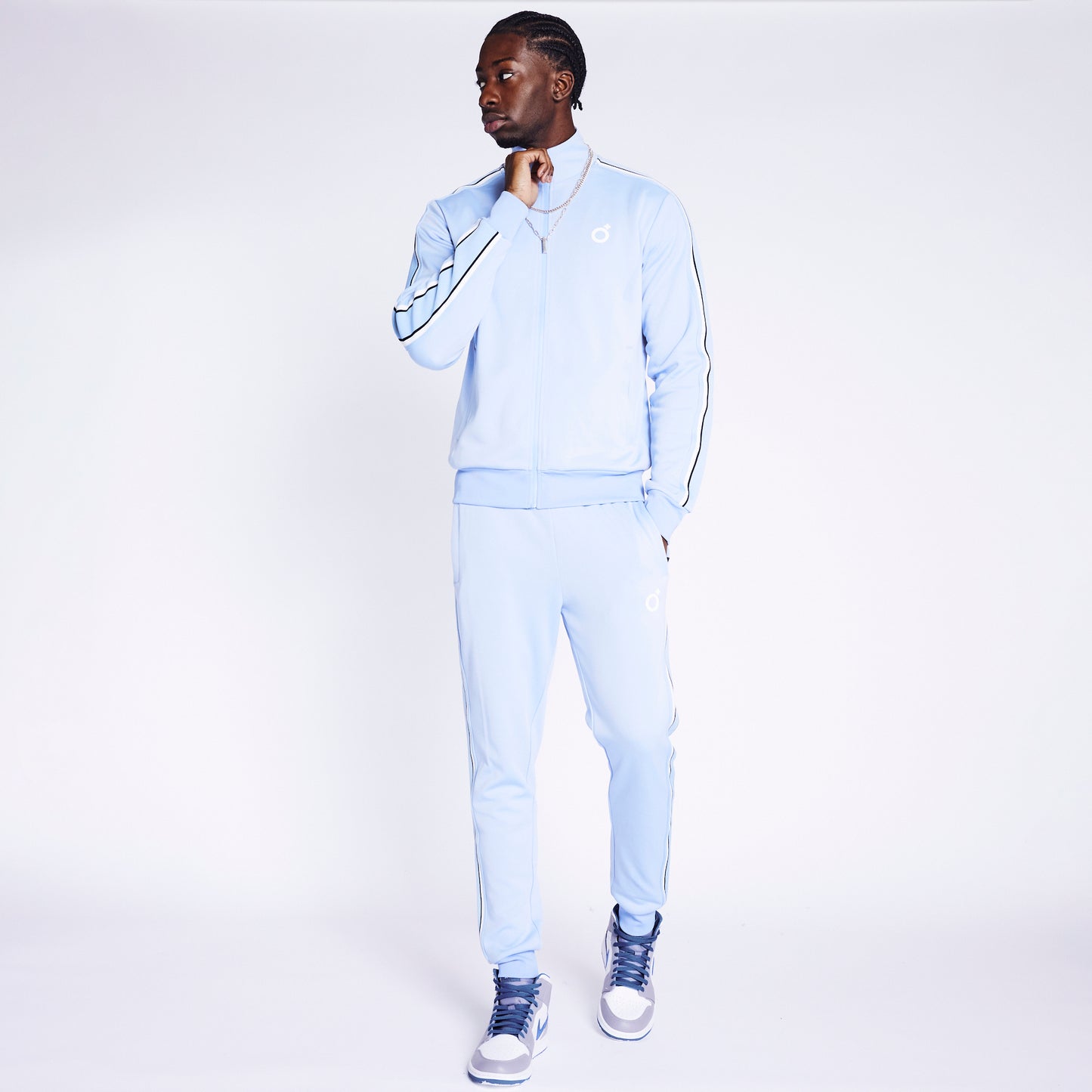 Track Pants - Dusty Blue